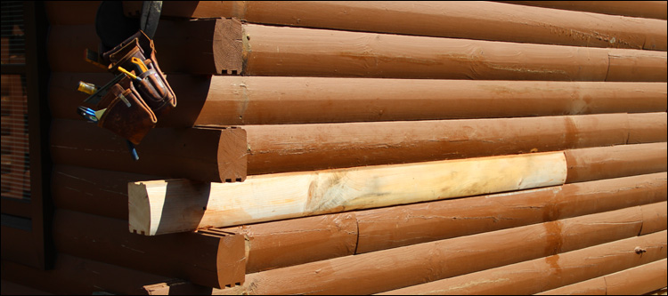 Log Home Damage Repair  Henry County, Virginia